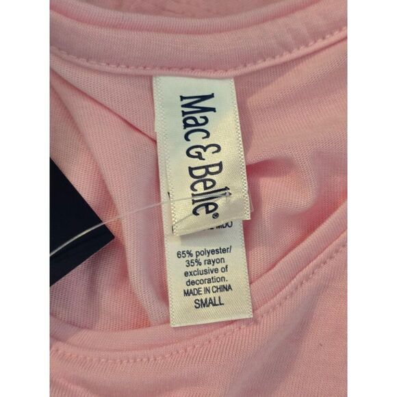 Mac & Belle Pink Flamingo holiday Print Long Sleeve Top fairycore cottagecore - Picture 4 of 9